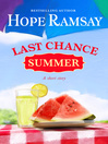 Cover image for Last Chance Summer
